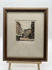 Hand colored etching for sale  Pennington