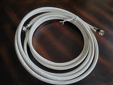 10 pés de cabo coaxial RG6 branco para Internet, TV HD, satélite, antena comprar usado  Enviando para Brazil