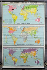Wandtafel weltstandard karte gebraucht kaufen  Berghülen