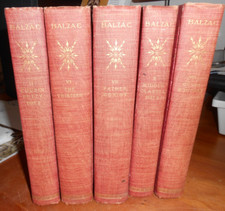 VTG RARE Honore de Balzac Lot of 5 "Parisian Life" Avil Publishing 1901 - HC GC comprar usado  Enviando para Brazil