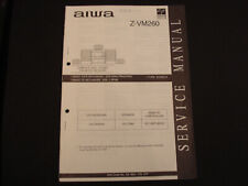 Original Service Manual Schaltplan Aiwa Z-VM260 comprar usado  Enviando para Brazil