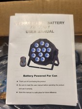 Luzes de palco 36 LED par RGB DJ LED par luzes uplights controle remoto e controle DMX comprar usado  Enviando para Brazil