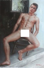 Tableau peinture érotique d'occasion  Toulon-