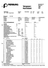 Datenblatt einstelldaten pierb gebraucht kaufen  Babenhausen
