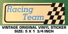 RACING TEAM - ADESIVO DECALQUE VINIL ORIGINAL VINTAGE - NHRA - RACING comprar usado  Enviando para Brazil