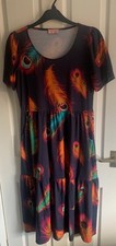 Popsy peacock print for sale  STEVENAGE