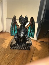 Lâmpada dragão vitral luz vento e clima linda em perfeito estado comprar usado  Enviando para Brazil
