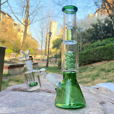 Cachimbo de água pirex grosso tornado bong de vidro verde 12" com coletor de cinzas comprar usado  Enviando para Brazil