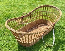 Antique wicker crib for sale  COBHAM