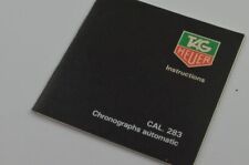 Tag Heuer manual instruções calibre 283 cronógrafo automático comprar usado  Enviando para Brazil