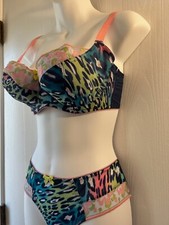 Conjunto de sutiã e calcinha Panache Cleo 7471 Maya varanda com fio 34D/M, usado comprar usado  Enviando para Brazil