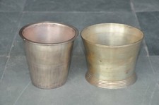 2 Pc Old Brass Handcrafted Unique Shape Glass/Bowl comprar usado  Enviando para Brazil