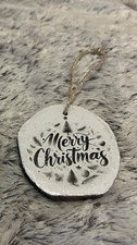 Wooden log christmas for sale  PONTYPOOL