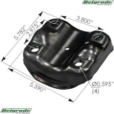 Placa inferior M9021 Toyota 4847334050 - LH-RH para Tundra 00-06 comprar usado  Enviando para Brazil