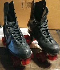 Patins Chicago tamanho 9 pista preto excelente estado vintage comprar usado  Enviando para Brazil