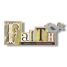 Faith wood block for sale  Pompano Beach