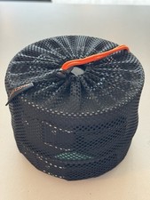 Odoland 6 peças kit de panelas de acampamento bagunça com panela leve, fogão, garfo e ca comprar usado  Enviando para Brazil