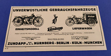 Zündapp gmbh werbeanzeige gebraucht kaufen  Hamm, Sieg