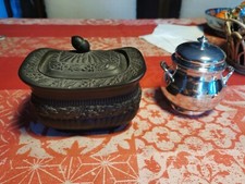 boite à bonbon Black Basalt décor chêne style Wedgewood comprar usado  Enviando para Brazil