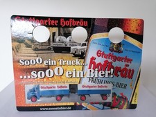 Usado, Stuttgarter Hofbräu mini Werbetruck, MB LA 1113 Nostalgie HZ, 1:87 , Rundhauber comprar usado  Enviando para Brazil