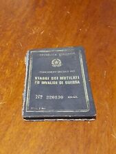 Tesserino carnet biglietti usato  Macerata