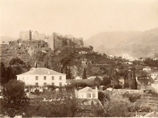 Portugal, Funchal, Sao Joao Baptista fort, Pico fort  Vintage albumen print  T, usado comprar usado  Enviando para Brazil