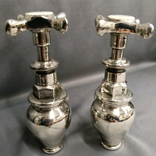 Nickel globe taps for sale  UK