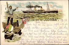 Litho seitenraddampfer cobra gebraucht kaufen  Berlin