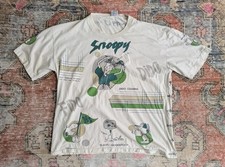 Camiseta gráfica ponto único vintage anos 80 Snoopy & Fido Dido AOP G comprar usado  Enviando para Brazil