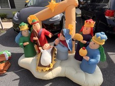 Gemmy nativity airblown for sale  Shippensburg