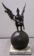 Scultura bronzo jorge usato  Spedire a Italy