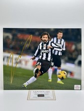 ANDREA PIRLO HAND SIGNED 8X10 PHOTO JUVENTUS UEFA JUVE TOPPS + CERTIFICATE COA comprar usado  Enviando para Brazil