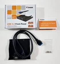 Usado, Painel frontal Uspeed USB 3.0 2 portas e conector de 20 pinos (CAIXA ABERTA NOVO EM FOLHA) comprar usado  Enviando para Brazil