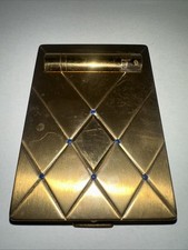 Antigo Art Deco BOURJOIS Evening In Paris batom compacto blush em pó 1940-50, usado comprar usado  Enviando para Brazil