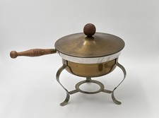 Vtg brass fondue for sale  Bluffton