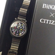 Citizen Evangelion Relógio de Colaboração Tsuno com Estojo Vintage Super Raro, usado comprar usado  Enviando para Brazil