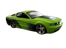 Ford Mustang GT 2011 modelo de brinquedo fundido escala 1:24 miniatura loja personalizada comprar usado  Enviando para Brazil