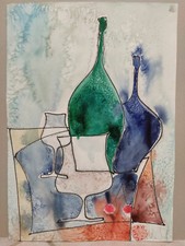 Aquarell riginal signiert gebraucht kaufen  Schopfheim