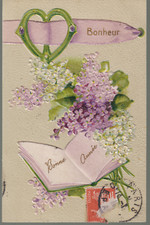 Relief waffled postcard d'occasion  Expédié en Belgium