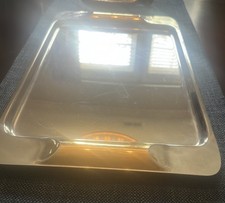 Bandeja retangular de aço inoxidável e folheada a ouro Zepter comprar usado  Enviando para Brazil