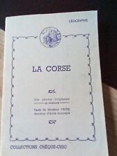 Corse geographie collection d'occasion  Grenoble-