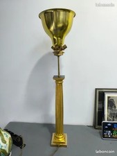 Grande lampe doré d'occasion  Reims