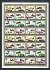 AJMAN 1972 Michel 1418B/25B folha imperfeita carros antigos e novos u/m gato 32 euros comprar usado  Enviando para Brazil