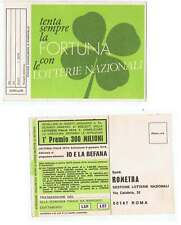 Cartolina lotterie nazionali usato  Venaria Reale