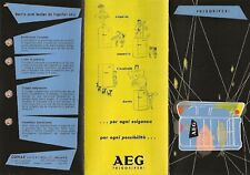 Aeg frigoriferi pubblicita usato  Italia