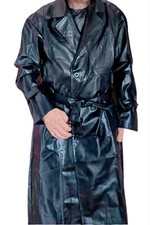 Trenchcoat ledermantel herren gebraucht kaufen  Lünen