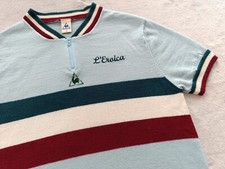 Camiseta de ciclismo L'Eroica Le Coq Sportif RARA lã azul celeste tamanho M comprar usado  Enviando para Brazil