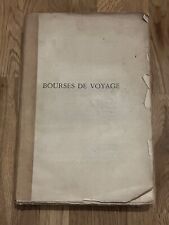 Livre bourses voyage d'occasion  Dijon