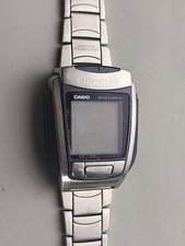 Vintage Casio E-Data Bank WQV-10 Câmera de Pulso Relógio Masculino Japão Tela Escura comprar usado  Enviando para Brazil