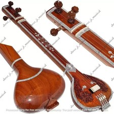 Usado, Melhor profissional indiano 4 cordas instrumentos musicais planos sintonizar madeira Tanpura comprar usado  Enviando para Brazil